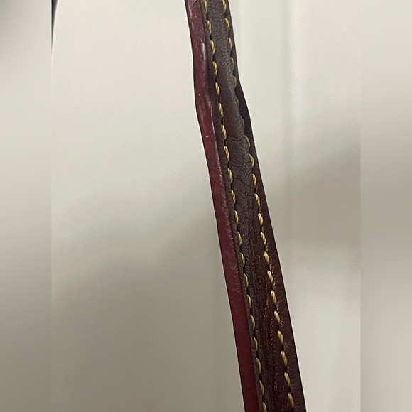 Dooney & Bourke Mini Dark Brown Florentine Leather Crossbody - Picture 16 of 16